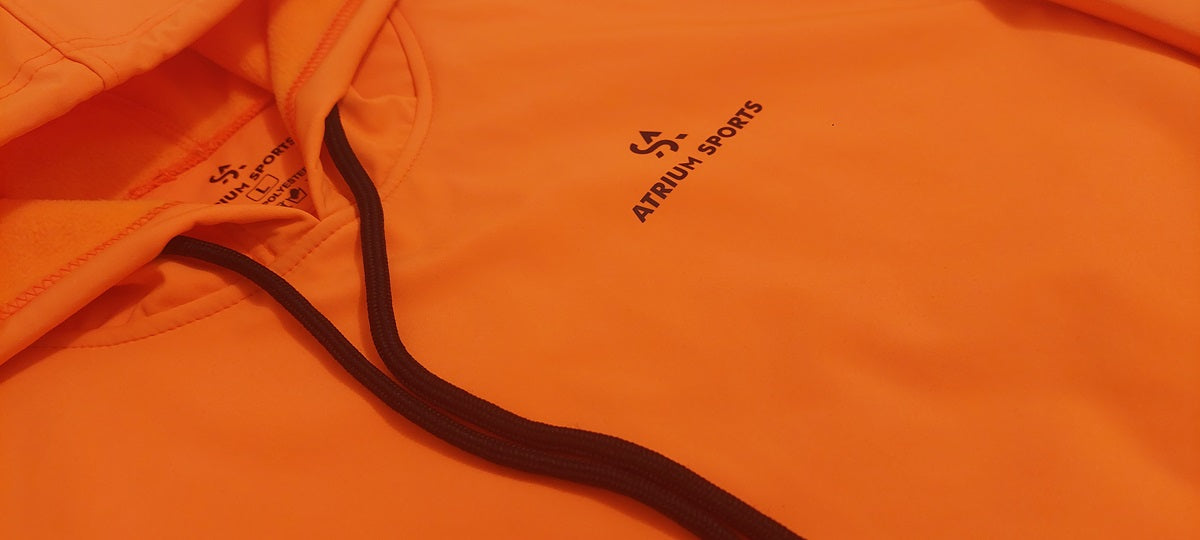 10k Waterproof Orange Fluorescent Hoodie
