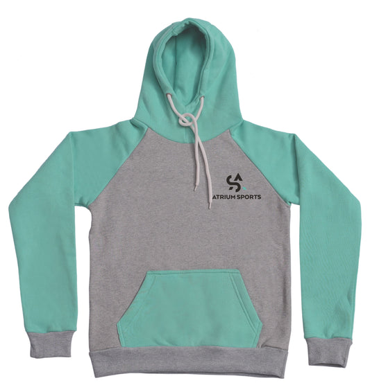 Aqua Grey Elsa Fleece Hood Kids