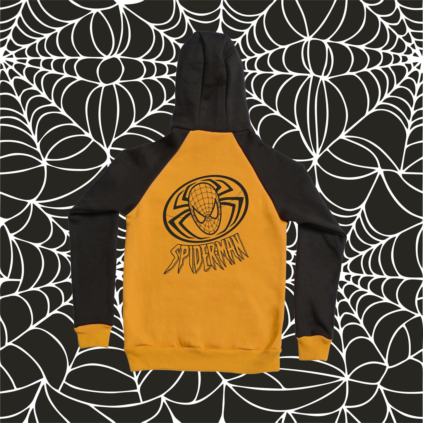 ATRIUM SPORTS GOLD/BLACK KIDS FLEECE HOOD