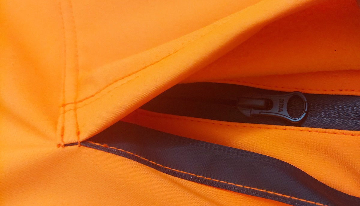 10k Waterproof Orange Fluorescent Hoodie